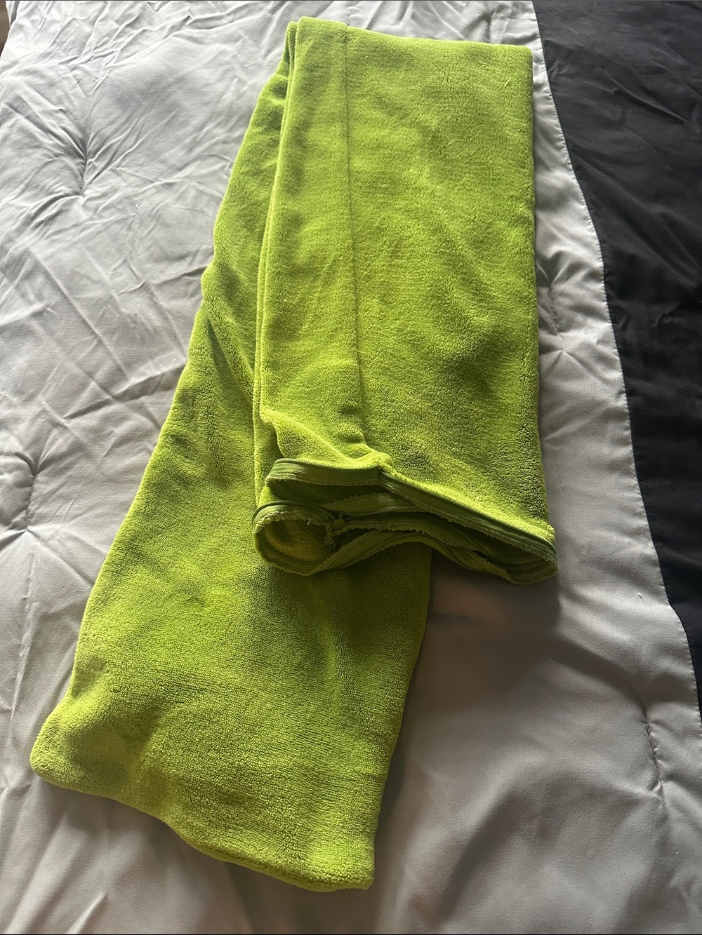 Lime green body pillow cover